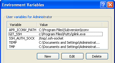 GIT_SSH Variable