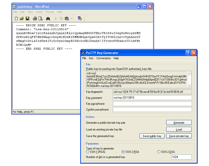 create key pair for ssh on mac